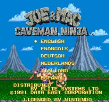 Image n° 4 - screenshots  : Joe & Mac - Caveman Ninja